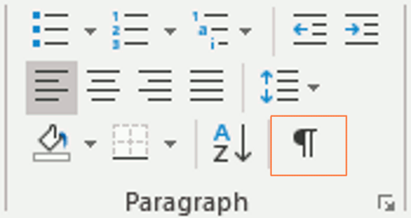 Show Paragraph Marks in Word – Hide Paragraph Marks in Word