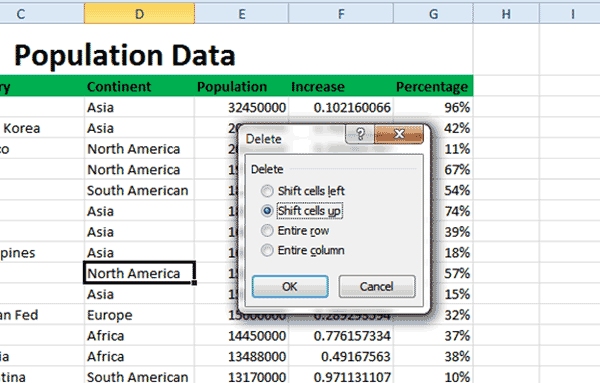 Microsoft Excel Tutorial - Deleting Rows and Columns
