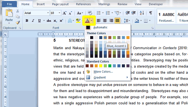 Microsoft Word Tutorial - Change Font Type