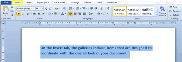 How Tabs are Organized - Microsoft Word Tutorial