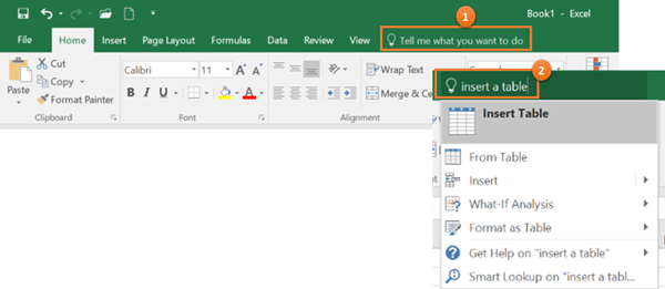 How to find functions on the Ribbon - Excel 2016 Tutorial