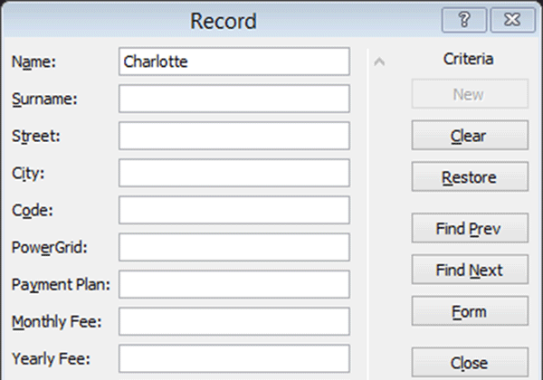 Using Data Forms to Find Entries Excel Tutorial